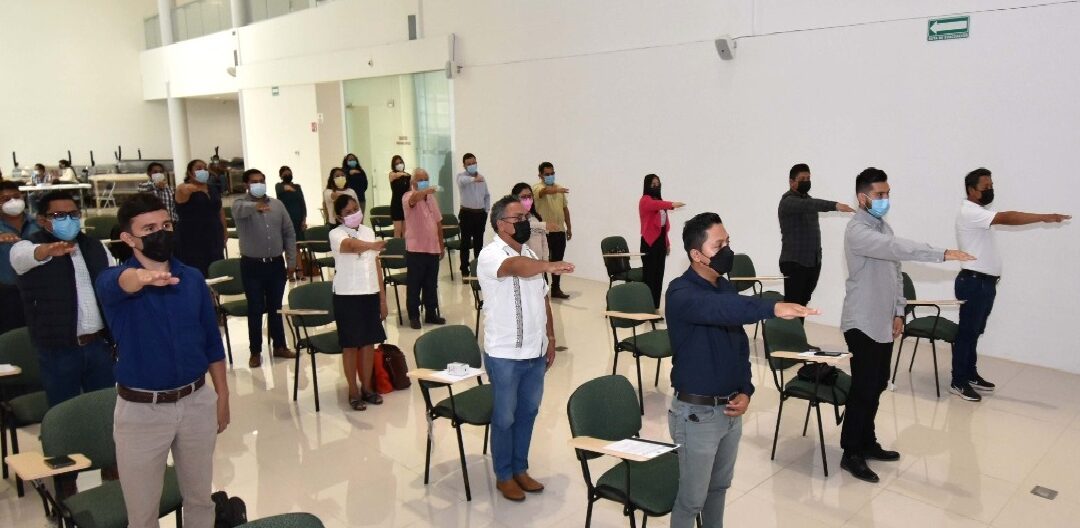 Rinden compromiso constitucional nuevos jueces de paz.