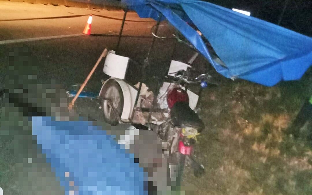 Mortal choque en la via Mérida-Chetumal.