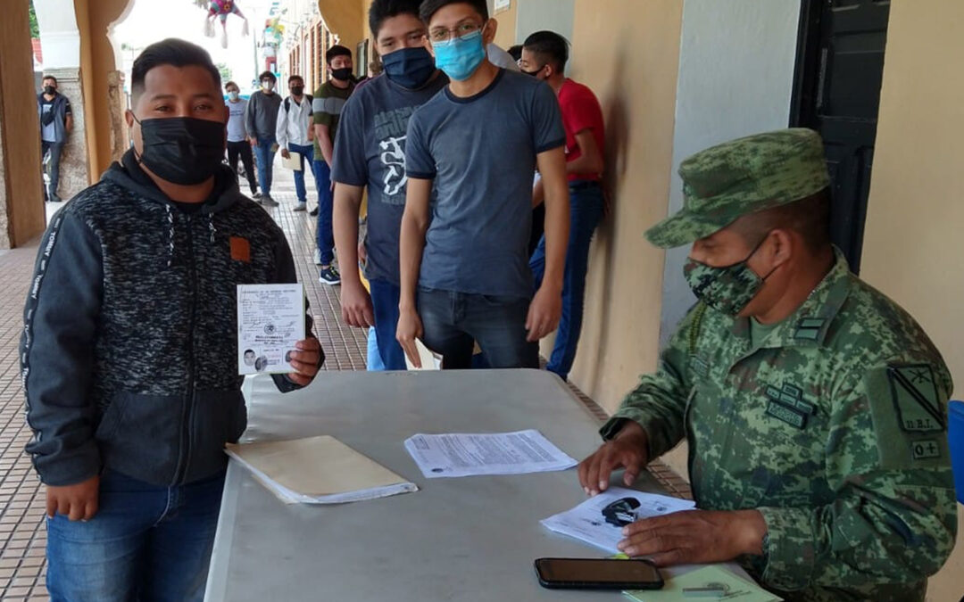 Invitan a los jóvenes  a tramitar su cartilla del Servicio Militar Nacional.