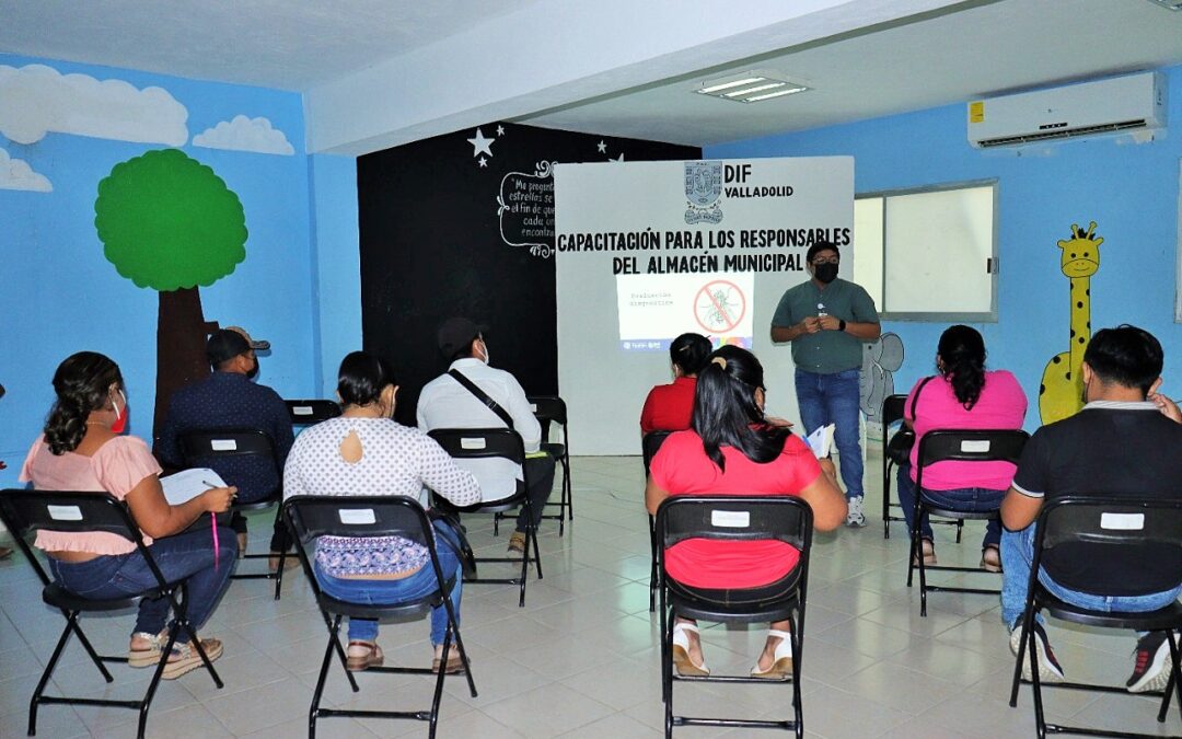 Capacitación para garantizar la calidad e higiene de los insumos y apoyos alimentarios.