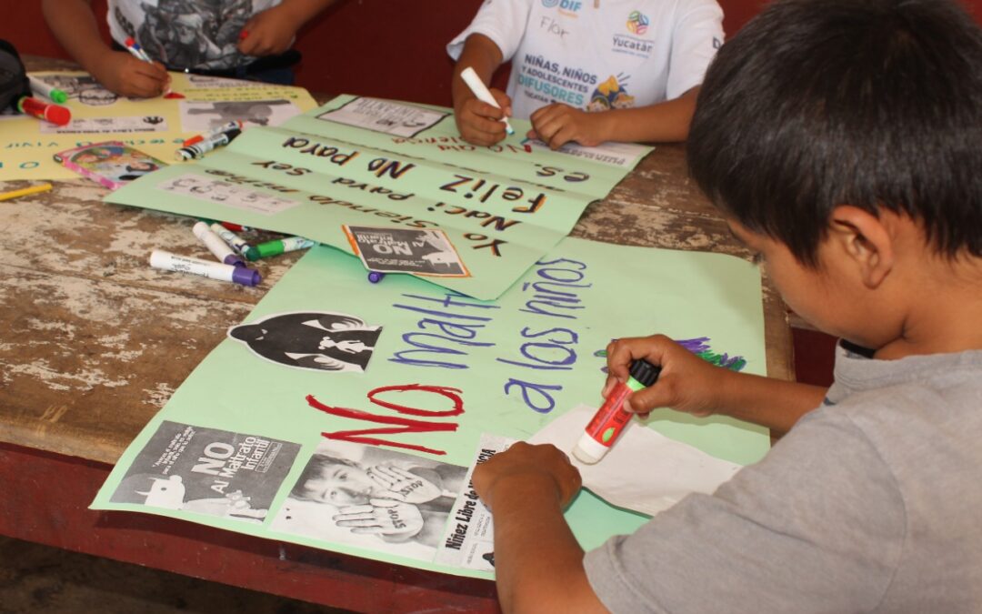 El DIF Municipal realiza acciones para que los niños y niñas conozcan sus derechos.