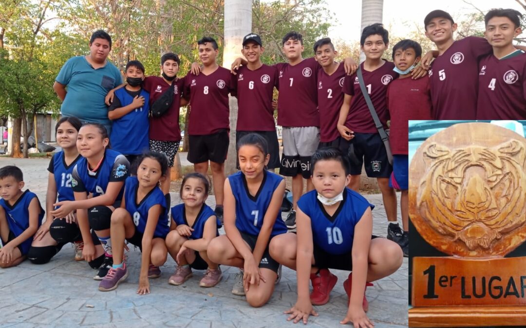 La escuela de Voleibol «Lions» pone en alto el nombre de Valladolid.