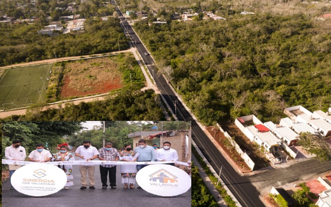 “Con hechos estamos construyendo un mejor Valladolid”: presidente municipal, Alfredo Fernández.