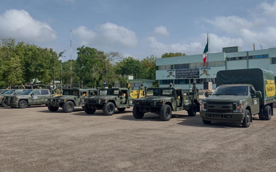 Acciones de seguridad en Oaxaca.