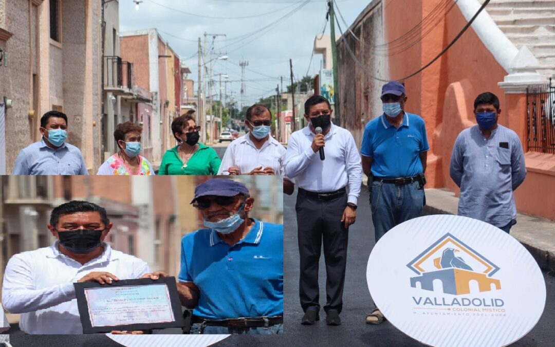 Presidente Municipal entrega la rehabilitación de una importante vía en Candelaria.