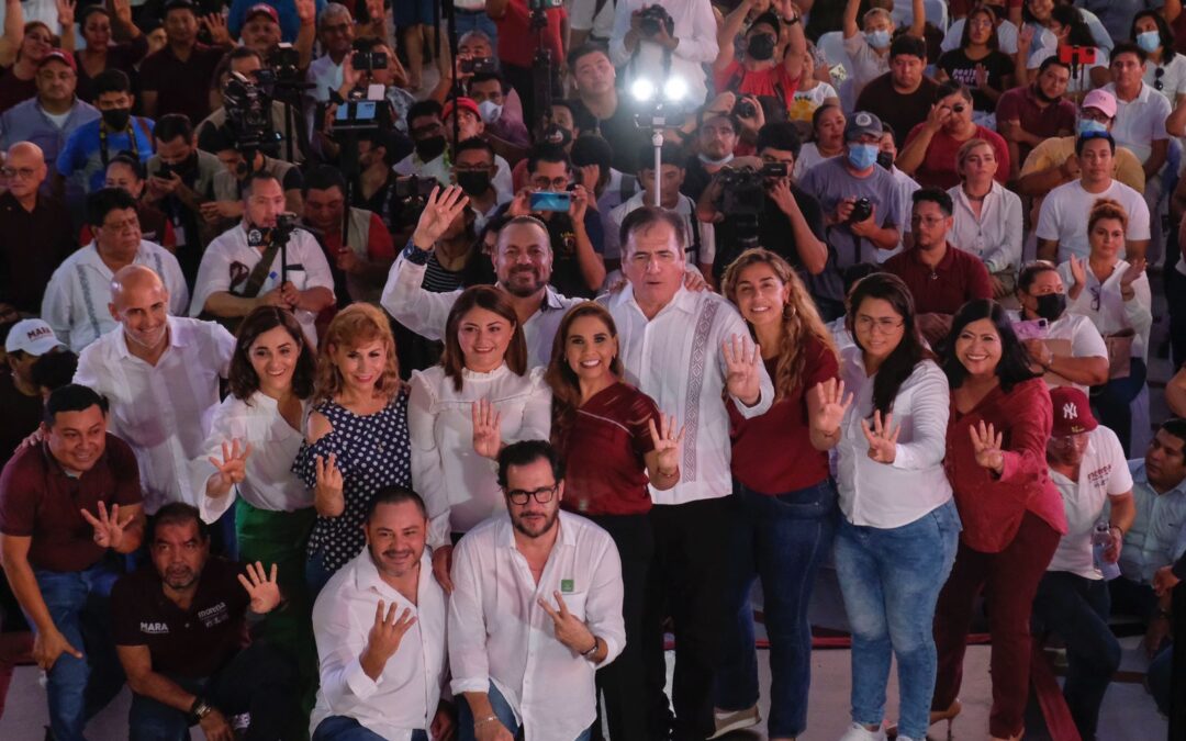 Habrá transformación en Quintana Roo: Mara Lezama.