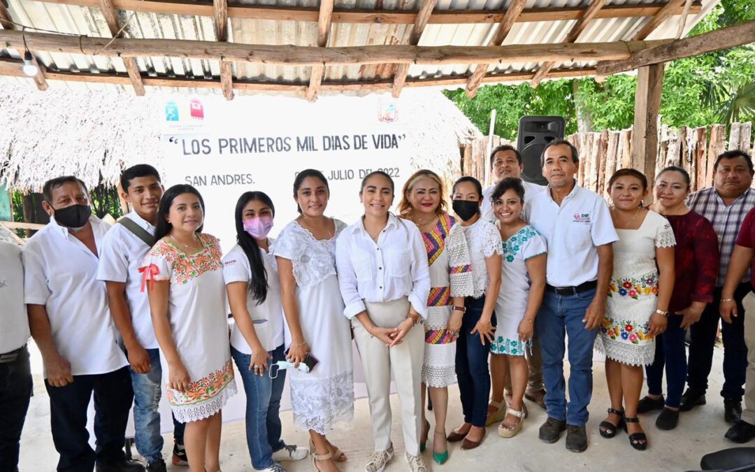 Recorre Mary Hernández San Andrés para supervisión de obra pública.