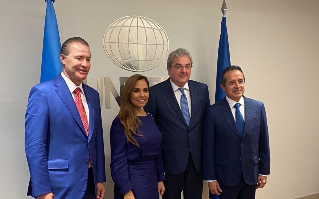 La gobernadora electa sostiene reuniones para promocionar Quintana Roo, el Tren Maya y las nuevas experiencias para los turistas.