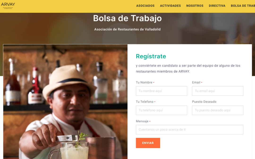 ARVAY lanza bolsa de trabajo digital.