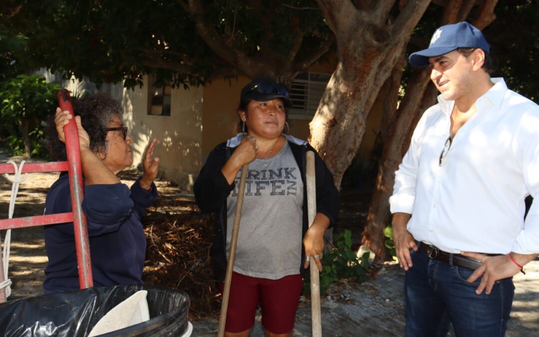 Las labores incluyeron deshierbe, poda de árboles, limpieza y recoja de basura, así como pintura y mantenimiento de luminarias en la zona.