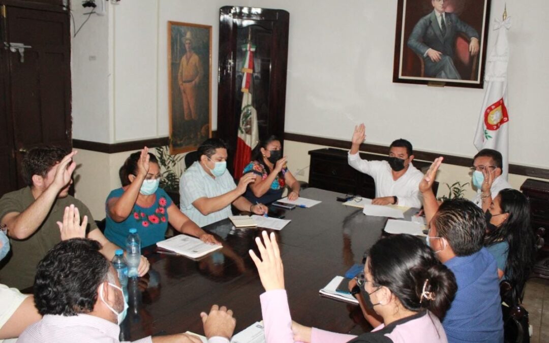 El cabildo aprueba por unanimidad decreto enviado por el H. Congreso del Estado de Yucatán, que modifica la Constitución Política del Estado de Yucatán, en materia de Movilidad y Seguridad vial.