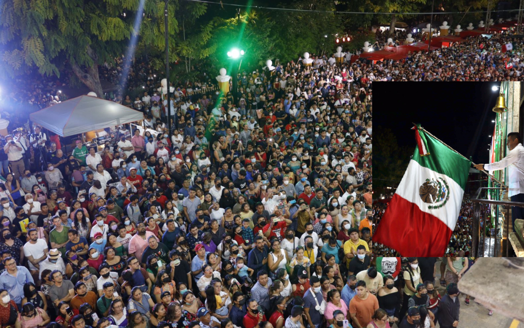 Se vuelve a vivir con intensidad el Grito de Independencia de México