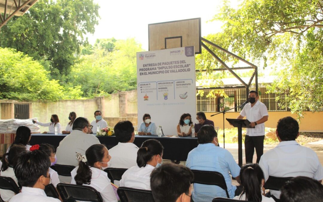 Inicia en Valladolid la distribución de paquetes del programa “Impulso Escolar”.