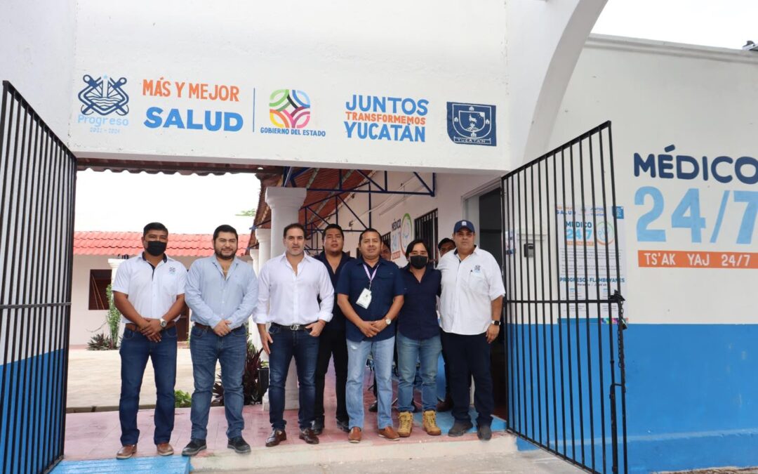 Julián Zacarías Curi supervisa avances del Módulo Médico 24/7 de Flamboyanes.