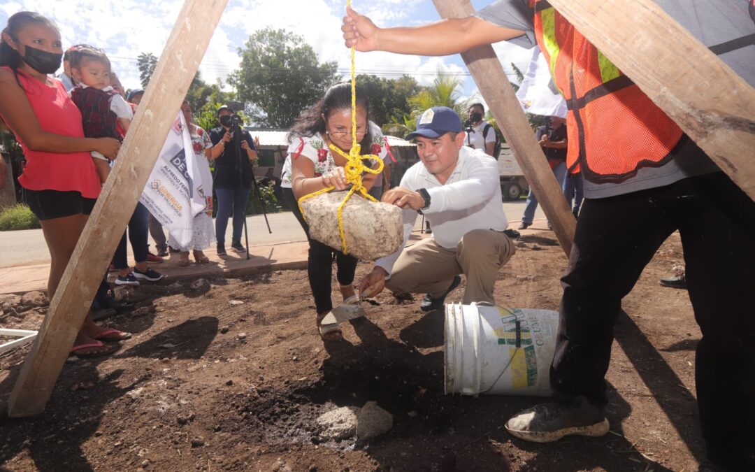 La obra es parte de las 27 acciones sociales que se estarán realizando en Valladolid y nueve comisarías
