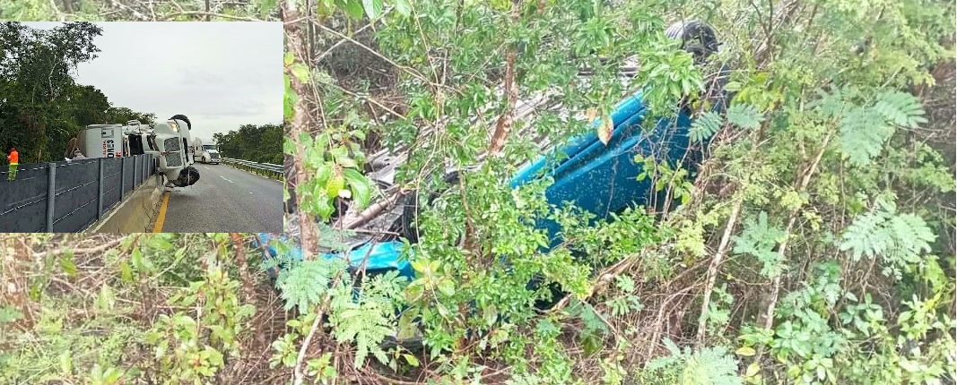 Volcaduras en el oriente  del estado.