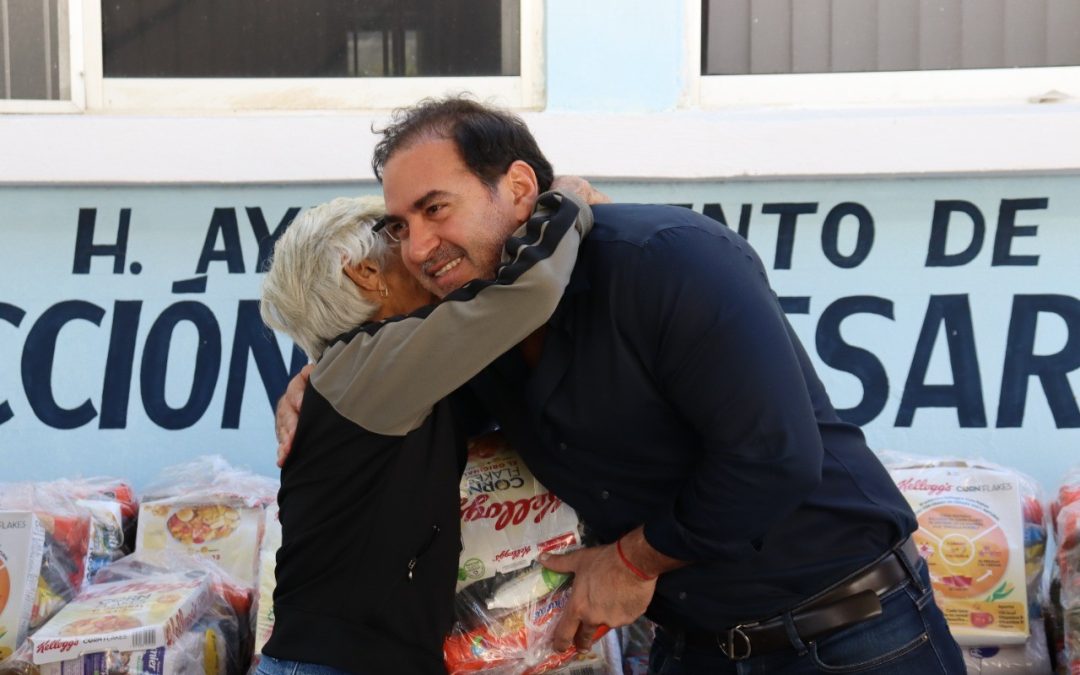 Más de 300 personas reciben apoyo alimentario del alcalde Julián Zacarías Curi, a través de “Pensión alimentaria para adultos mayores y personas con discapacidad”