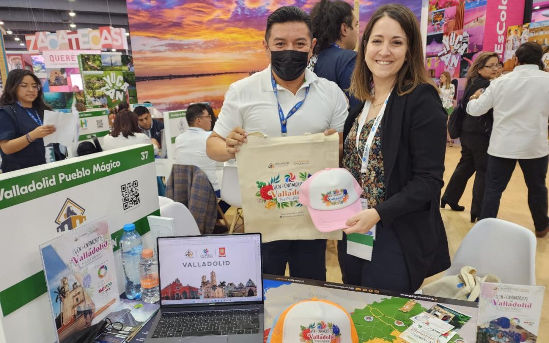 Se expone la riqueza cultural, natural, turística y gastronómica de Valladolid en el Tianguis Turístico México 2023.