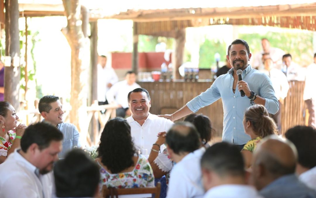 Renán Barrera sigue tejiendo alianzas en los municipios, recibe el respaldo de alcaldes y líderes del sur de Yucatán