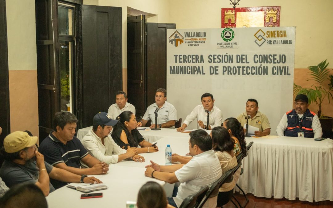 Consejo Municipal de Protección Civil, preparado ante la temporada de huracanes 2023.