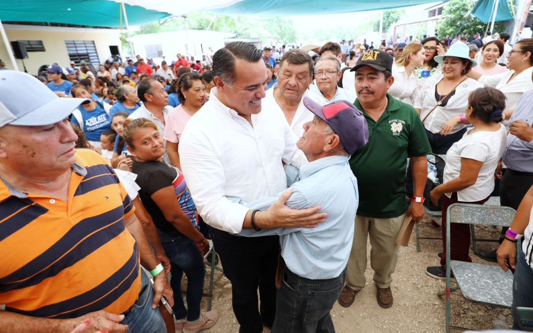 ¡Yucatán va a reverdecer si caminamos juntos!, afirma el político yucateco.