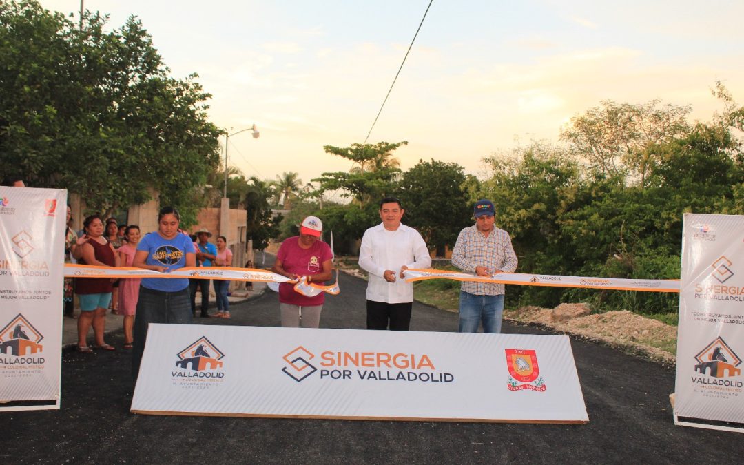 Más calles dignas y seguras en el municipio.