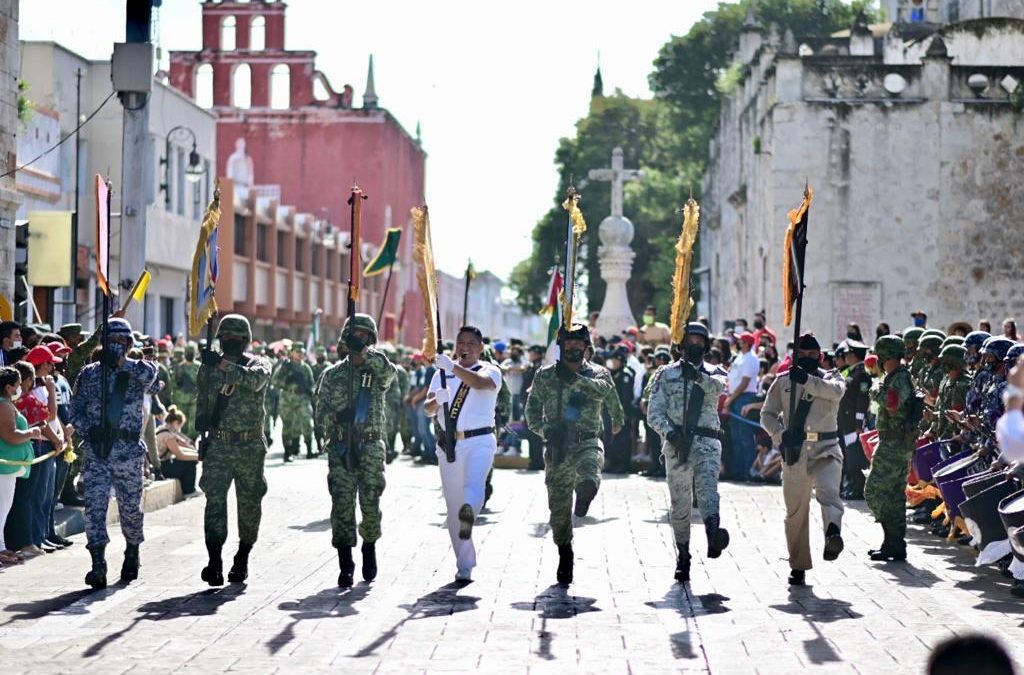 El Ejército Mexicano invita al público en general a los eventos con motivo de las fiestas patrias.