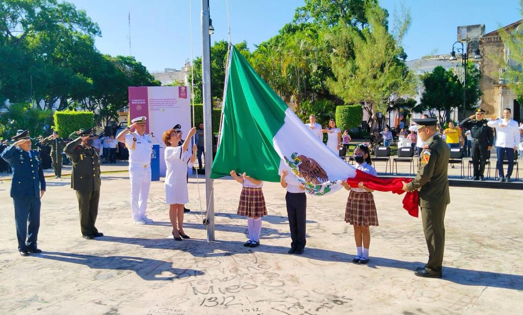 Ejército Mexicano inicia con los festejos por el mes patrio.
