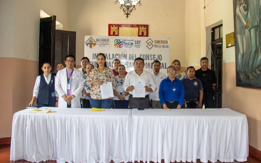 Consejo de Salud Mental, para realizar acciones de prevención, atención y canalización oportuna a habitantes de Valladolid y sus comisarías.