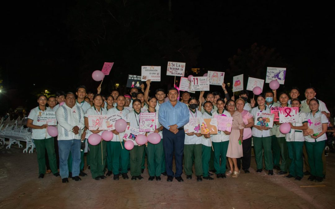 El Ayuntamiento continúa con las acciones de concientización y sensibilización, para prevenir la enfermedad en el municipio. Previamente, llevó a cabo una caminata.