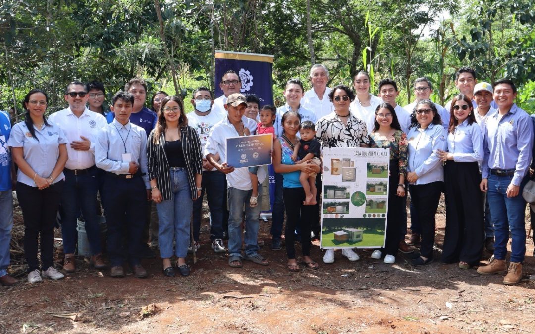 Se colocó la primera piedra para la construcción del proyecto denominado “Diseño y construcción de un espacio habitacional».
