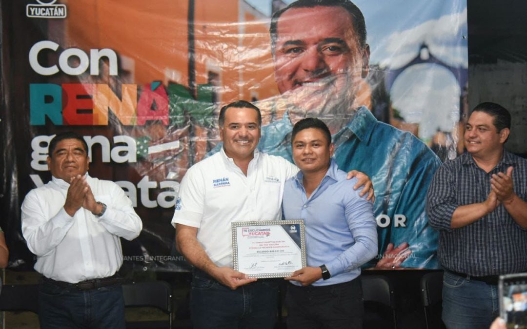 Renán Barrera: llevaremos lo mejor de Yucatán a todos los rincones del Estado.