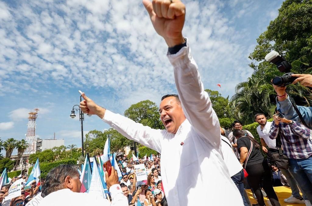 Comienza Renán Barrera su camino a la gubernatura de Yucatán.
