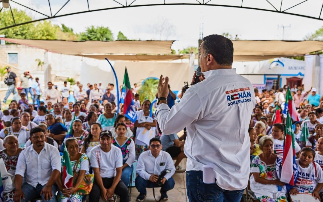 Vamos por una nueva etapa de prosperidad yucateca basada en una economía popular y solidaria: Renán Barrera.