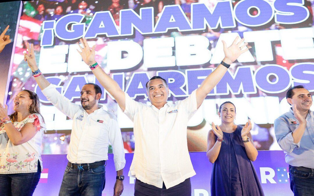 Renán Barrera ganó debate con propuestas que aseguran nueva etapa de prosperidad Yucateca.